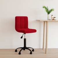 vidaXL Silla de oficina giratoria de terciopelo en color Rosa/Gris oscuro/Rojo vino tinto y más | cómodas modernas ergonómicas para comedor cocina salón hogar - details 2