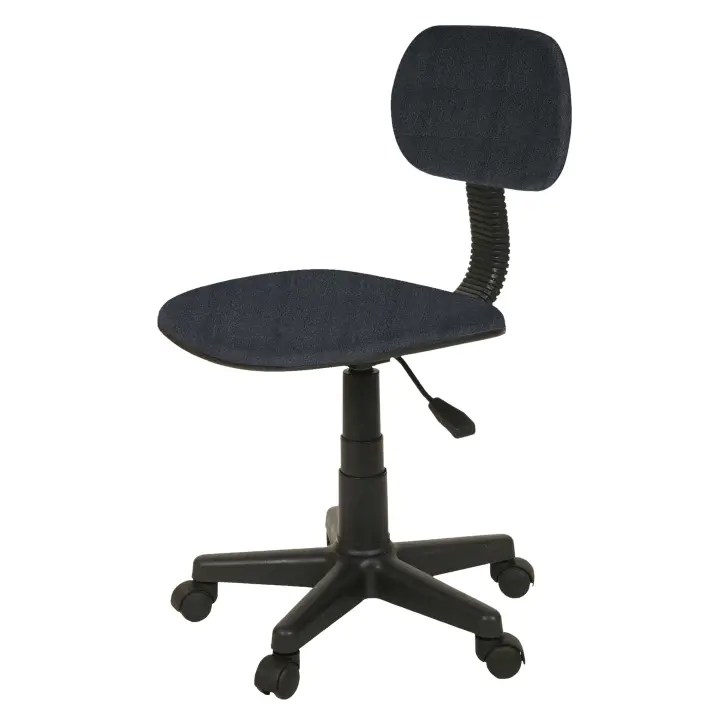 Silla de estudio Blacy color negro giratoria Altura regulable Habitación Juvenil - 1