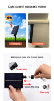 Tiras De Luces LED RGB Con Panel Solar Cargado a Prueba De Relámpagos 15M10M5M Control Remoto 8 Modos Impermeables Para Decoración De Hogar - details 6