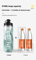 Botella De Agua Para Bicicleta ENLISF 610ml Deporte Squeeze Doble Capa Fría Para Exterior Fitness Bebida Ciclismo - details 8