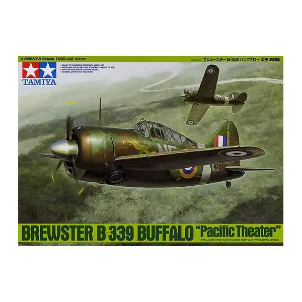 Brewster B-339 Buffalo - Teatro del Pacífico Tamiya-61094 - 1