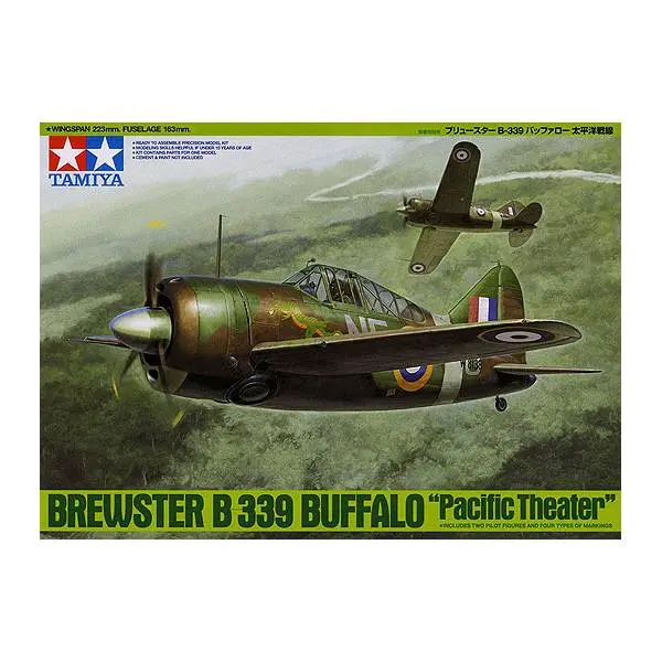 Brewster B-339 Buffalo - Teatro del Pacífico Tamiya-61094 - 1