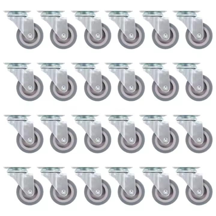 vidaXL Ruedas giratorias 96 unidades 50 mm - 1