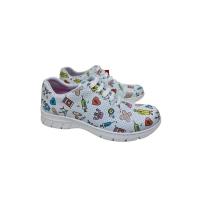 Dian zapato laboral sanitario ajustable con cordones,picado para que transpire mejor,antideslizante y súper cómodo - details 0