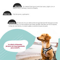 BULL Arnés para Perro y Gatos Cebra, Estilo Moderno - details 2