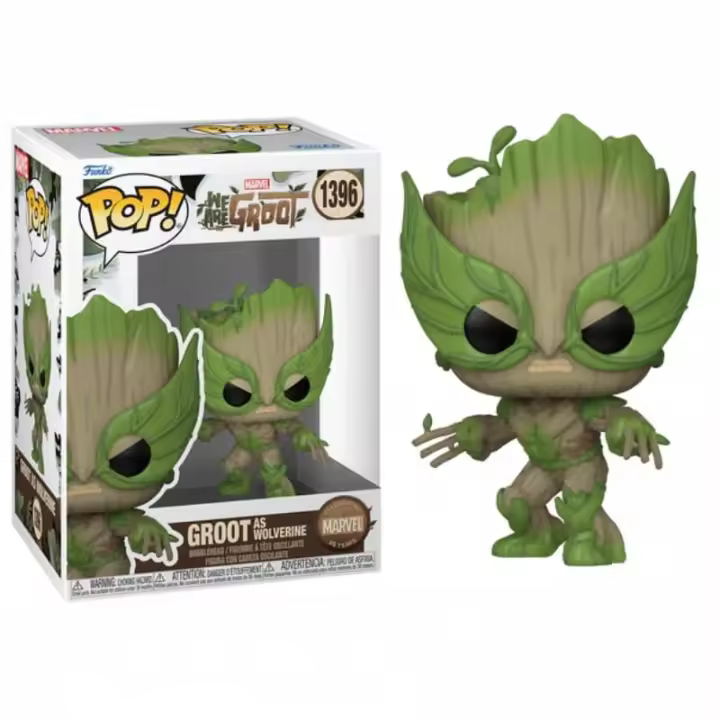 Funko Pop! Marvel 85 Years, We are Groot, Groot as Wolverine 1396 - 1