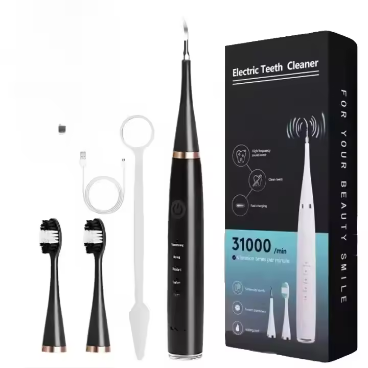 Irrigador Dental, Irrigador Bucal, Irrigador Bucal Portatil, con 4 Boquillas Limpieza de los Dientes Bucal de Viaje Oral Limpieza Completa de tu Boca de 3 Intensidades Envio - 1