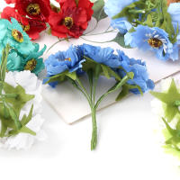 2/5Pcs Bouquet De Flores Artificiales Daisy Para Decoración De Hogar Y Bodas Adorno Para Scrapbooking Y Manualidades - details 7