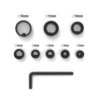 Juego De 9 Piezas De Profundidad Para Broca 3-16mm Con Anillo De Parada Ajustable Limitador De Posición Herramienta De Carpintería - details 1