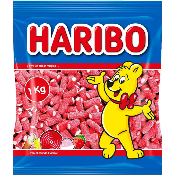 Haribo balla strawberry pica gummy candy, 1kg
