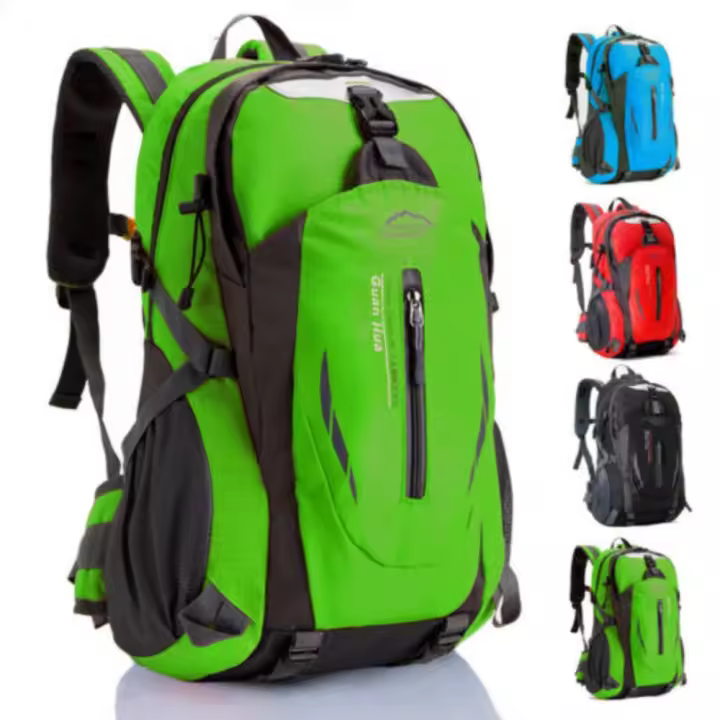 Mochila De Camping Duradera 40L Gran Capacidad Viaje Rucksack Impermeable De Nylon Bolsa Exterior Para Senderismo Y Viajes - 1