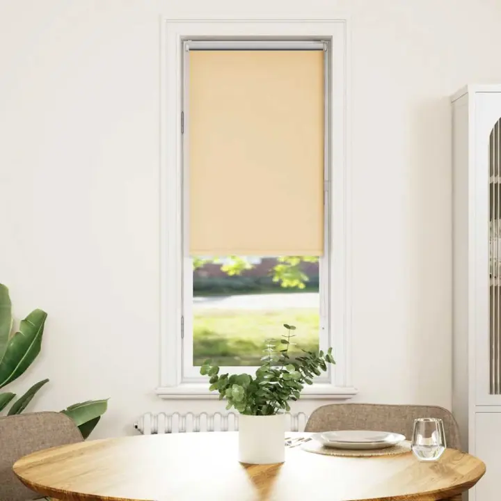 Estor Enrollable Opaco Beige 45x130 cm Tela Ancho 40,7 cm - 1