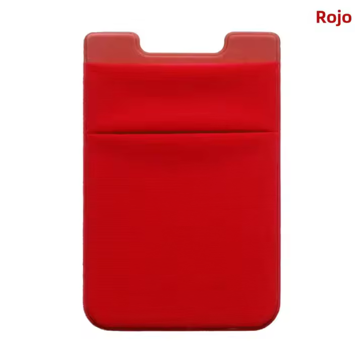 Porta Tarjetas Adhesivo De Lycra Para Teléfono Móvil Funda Estirable Para Creditos Y Cédulas De Identidad Porta Documentos Unisex - 1