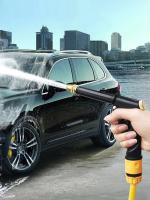 Pistola De Lavar Coche 2024 Alta Presión Negra Con Boquilla Diamante Riega Plástico Anti-Abrasión Anti-Corrosión Ajustable Para Limpieza Del Vehículo Y Jardín - details 13