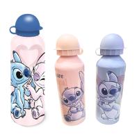 Stitch Botella Aluminio, Catimplora, Sin BPA, Reutilizable,  Con Boquilla + Cierre de Seguridad, 500 ml, Kids Euroswan - Kiglam - details 0