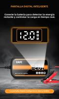 Cargador De Batería Para Coche SUV Motocicleta Inteligente 12V 2Ah-20Ah Con Pantalla Digital NarzrIe Reparación De Baterías De Agua Y Ácido - details 4