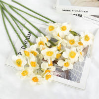 6pcs Narcis Artificial Para Decoración De Bodas Festivales Y Fiestas Decoración De Hogar Jardín Y Habitaciones Estilo Silken - details 8