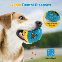 Juguetes Para Masticar Para Perros Bola De Sonido Al Masticar Con Alimentos Anti Mordedor Juguetes Interactivos Para Limpieza De Dientes De Mascotas - details 2
