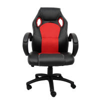 Furniture Style S.L. Silla de Oficina Gaming Olimpia con Respaldo Abatible y Reposabrazos Acolchados en Negro-azul - details 0