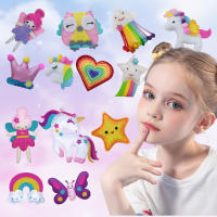 Kit De Costura DIY Para Niños 9/5 Piezas Conjunto De Manualidades De Animales Bonitos Para Crear Llaveros Y Adornos Hechos a Mano Regalos Para Principiantes - details 0