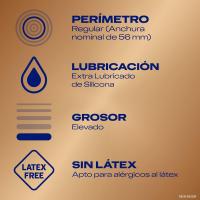 Preservativos Durex Real Feel Aptos Para Alérgicos Al Látex Fabricados En Poliuretano Con Anchura Nominal De 56 mm y Paredes De Grosor Elevado Extra Seguros Perfectos Para Sexo Anal Forma Anatómica Disponibles En Caja de 3 12 o 24 Unidades - details 1