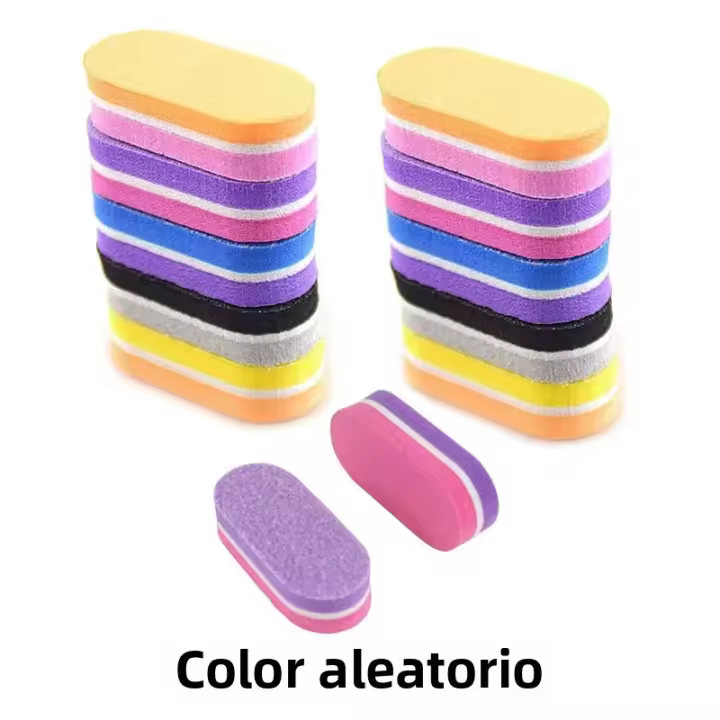 Bloque De Pulido Para Uñas 12/50pcs Profesional Para Manicuras Y Pedicuras De Calidad Salon Con Polímero Acrílico - 1