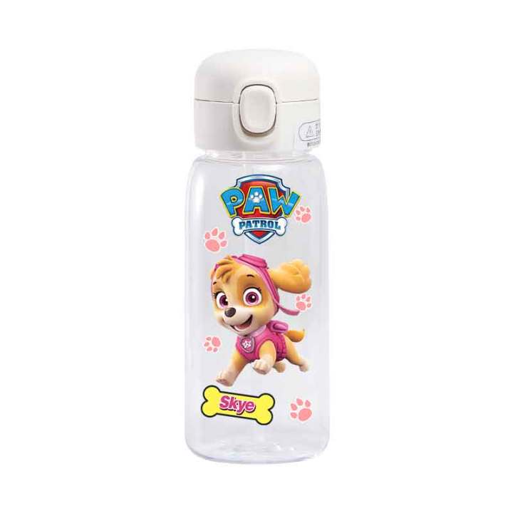 Botella De Agua De 600ML Con Palanca PAW Patrol Captain Ryder Para Niños Y Estudiantes Plástico Transparente Anti Caídas