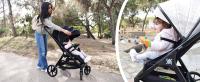 Twinly - Silla de Paseo bebé hasta 22kg plegable SPACELY, Carrito ligero bebe Grande y Cómodo, Plegado fácil una mano, Capota XXL UPF 50 incluye plástico de lluvia, cochecito reclinable - details 2