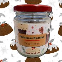 Vela Aromática Navidad de Cera de Soja Vegetal Aroma PUDDING - details 0