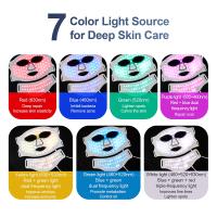 Máscara De Terapia De Luz Roja De Silicona 7 Colores LED Para Rejuvenecimiento Anti-Edad Con Protección Ocular Y Alumbrado Facial - details 6
