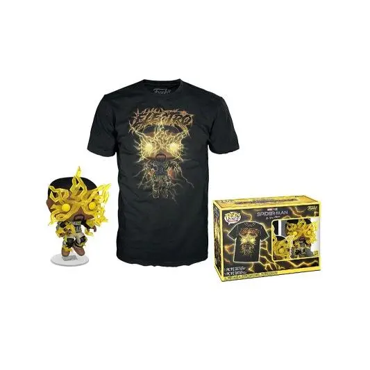 Pop Tees Electro Spider Man Exclusive + Camiseta Exclusiva Funko - 1