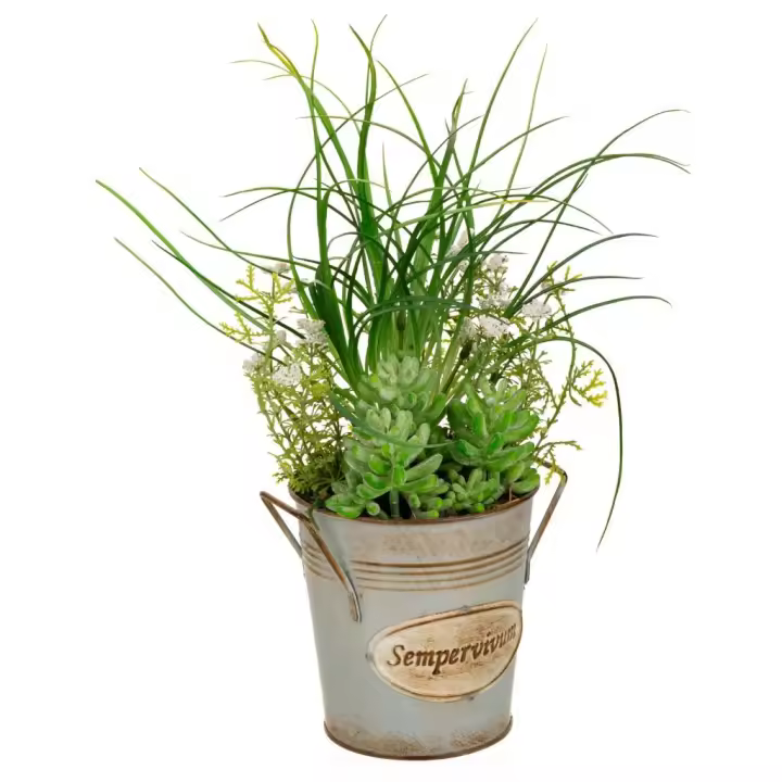 WANDERLUST DECO Maceta cactus artificial 21x21x34h cm - 1