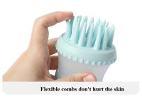 Cepillo De Baño Para Perros Y Gatos Con Dispensador De Shampoo Masajeador De Silicona Para Mascotas Herramienta De Limpieza Para Perra Cachorro Accesorios Para Perros - details 15