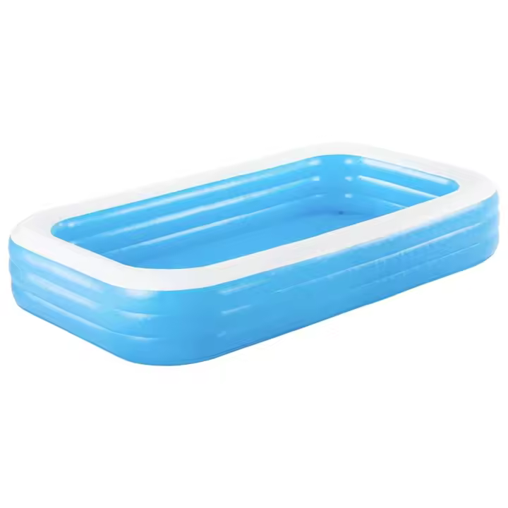 VidaXL Piscina hinchable Bestway 1161L 3 válvulas +6A azul/blanco 56x305x183 cm - 1