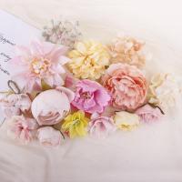 Rozas Mezcladas De Seda Flores Artificiales Para Decoración De Hogar Y Boda Arreglo Floral DIY Accesorios De Regalo - details 3