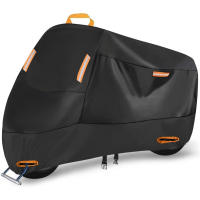 Cubierta De Motocicleta 210D Impermeable Y Antiviento Con Cierres Para Bicicleta Scooter Cubierta De Lluvia Motocross Universal Protección Al Aire Libre - details 8