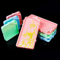 Kit De Accesorios Para Pintura Diamante 3pcs Con Bandeja De Gran Capacidad Y Tapas Claras Herramienta De Arte De Uñas Y Bricolaje Para Bordado Cruzado - details 11