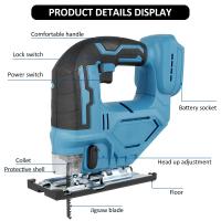 Sábanas Curvas Eléctricas Portátiles Para 18V Makita 3000RPM Herramienta Multifuncional De Carpintero Sin Batería - details 8