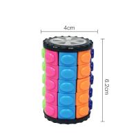 Juguete Educativo 3D Rotativo De Cilindro Para Aliviar El Estrés Juego De Lógica Y Mano Mágica Cubo STEM Juguetes Para Niños De 3-6 Años - details 7