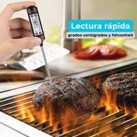 Termómetro Digital Cocina - Alimentos, Líquidos, Aceite, Carne, Barbacoa: Medición rápida y Alta Precisión - Pantalla LCD Lectura Clara - Sonda de Acero Inoxidable - Apagado Automático(1) - details 2