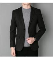 Chaqueta De Lana Elegante Para Hombre Estilo Coreano Británico Versión Sencilla De Color Sólido Para Bodas Y Trabajo Chaqueta De Negocios Con Mangas Largas - details 22