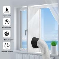 Sellado Universal Impermeable Para Ventana Para Aire Acondicionado Portátil Ajustable Accesorios Para Aire Acondicionado Tipo De Tela De Sellado Para Ventanas Inclinadas Y Deslizantes Material De Poliéster - details 3