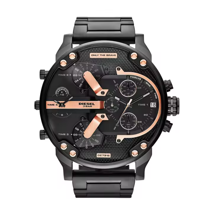 Reloj Diesel Para Hombres Analógico de Cuarzo Cronógrafo Modelo DZ7312, Esfera de 57MM - 1