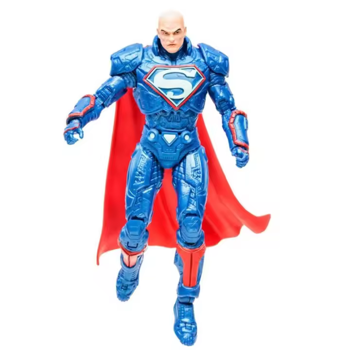 Mcfarlane Toys Figura Articulada Mcfarlane Multiverso DC Lex Luthor en Traje de Poder - Tamaño 18 Cm - Caja con Ventana - 1