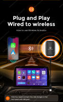 Adaptador Universal Para Coche Ai Box De Cable a Inalámbrico CarPlay Y Android Auto Para Multimedia Netflix YouTube Con Reproducción De Pantalla En Espejo - details 13