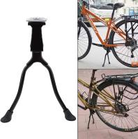 Soporte de bicicleta-Soporte de bicicleta de montaña de aleación de aluminio Soporte de montaje de pie de pierna doble Soporte de estacionamiento de bicicleta de carretera Doble pierna para 26 pulgadas o más - details 1