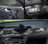 Pegatina De Vinilo Para Coche 50cm X 300cm Glossy Negro Plateado Rojo Cambio De Color Impermeable Auto Adhesiva Accesorios Para Coche - details 9