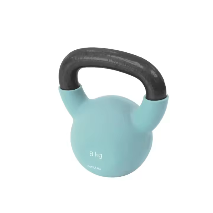 CECOTEC 07203 Pesa Rusa 8kg Drumfit KettleBell Neo: Ergonomía, Durabilidad y Fácil Limpieza - 1