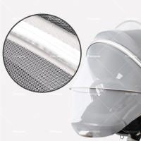 Mosquitera universal para cochecito de bebé, mosquitera transpirable para bebé con cremallera, mosquitera de malla encriptada, adecuada para portabebés, cochecito con bolso - details 5