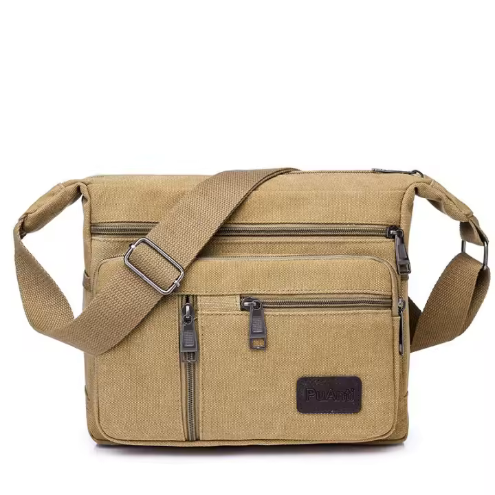 Bolso de hombro para hombre, Bandolera informal de viaje, de lujo, a la moda, de alta calidad - 1